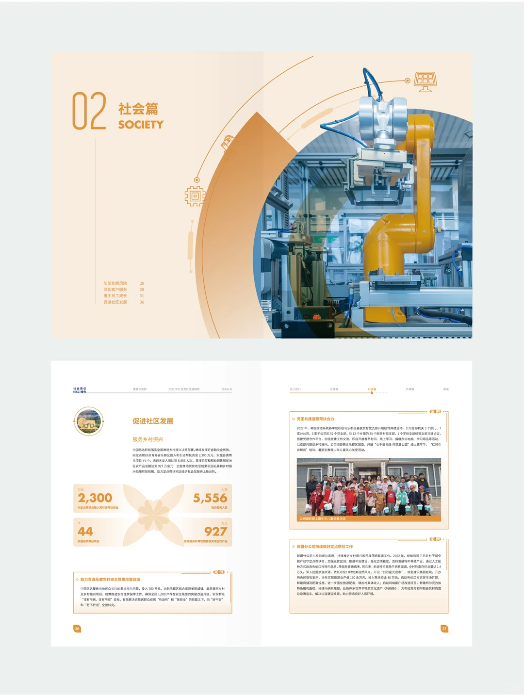画册设计｜看看多样色彩的esg手册报告?
