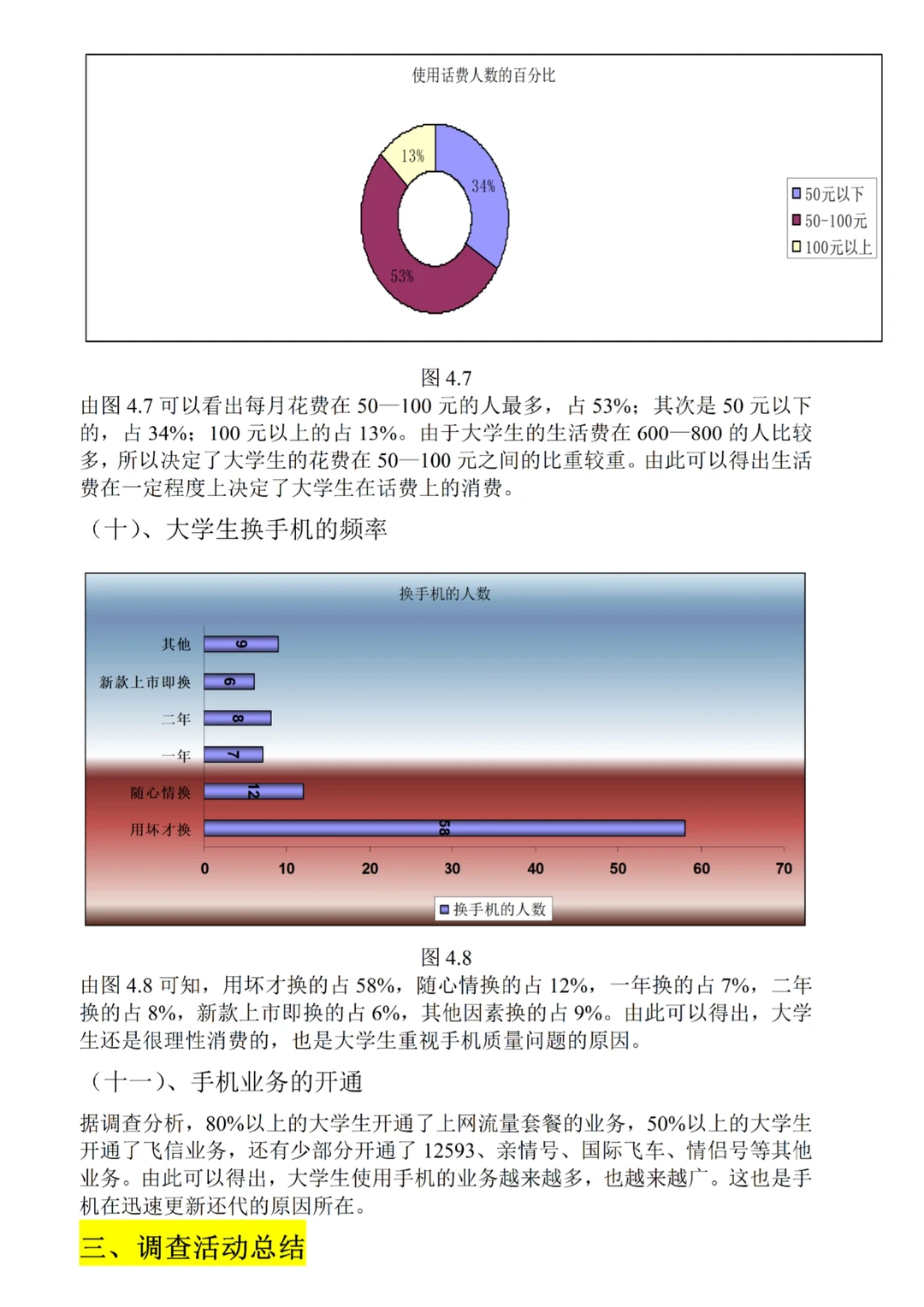 大学生手机使用情况调查报告分享?