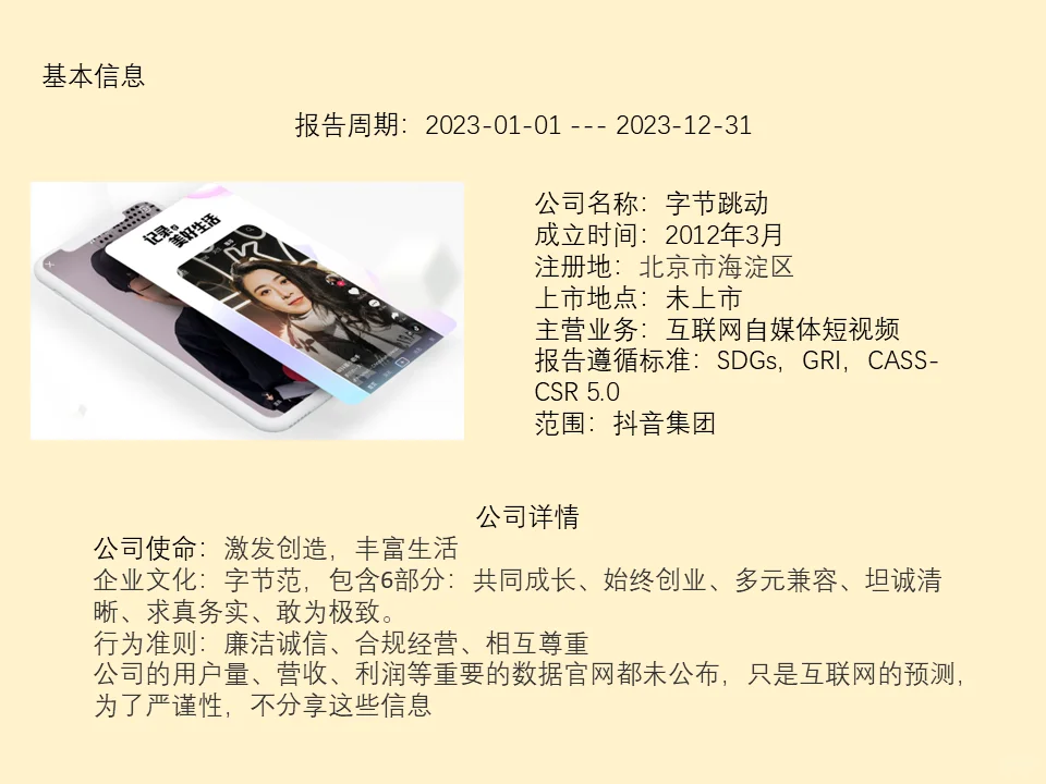 精读 ESG 报告：NO2 字节跳动