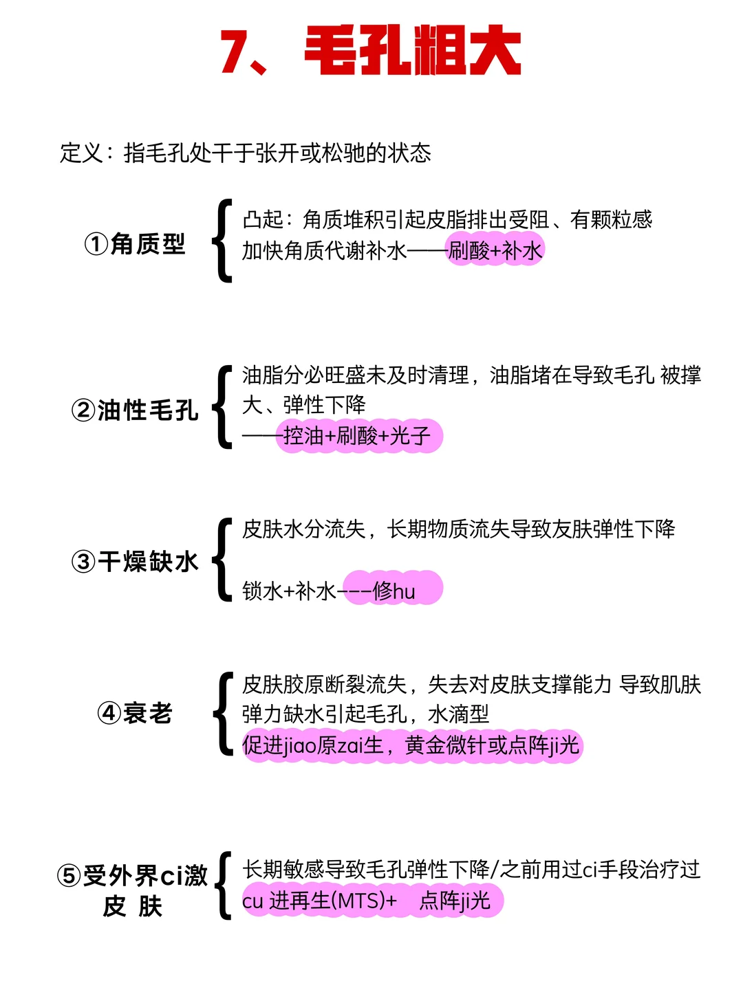 全面皮肤知识，美容师背完业绩离谱（下篇）