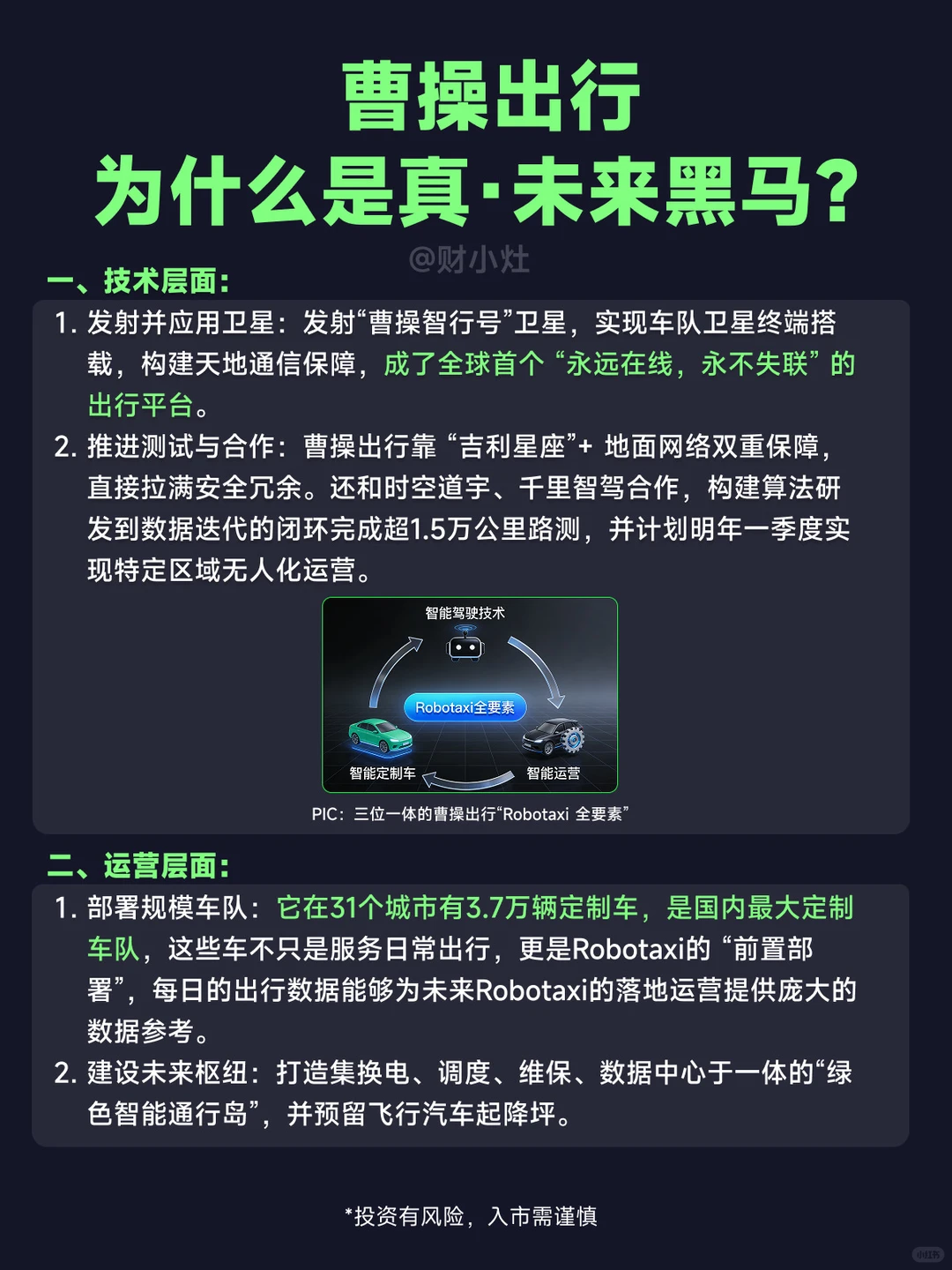 曹操出行,Robotaxi的真未来黑马?