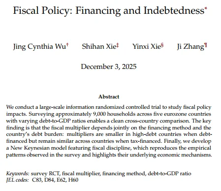 【研究灵感】事关财政支出的来源