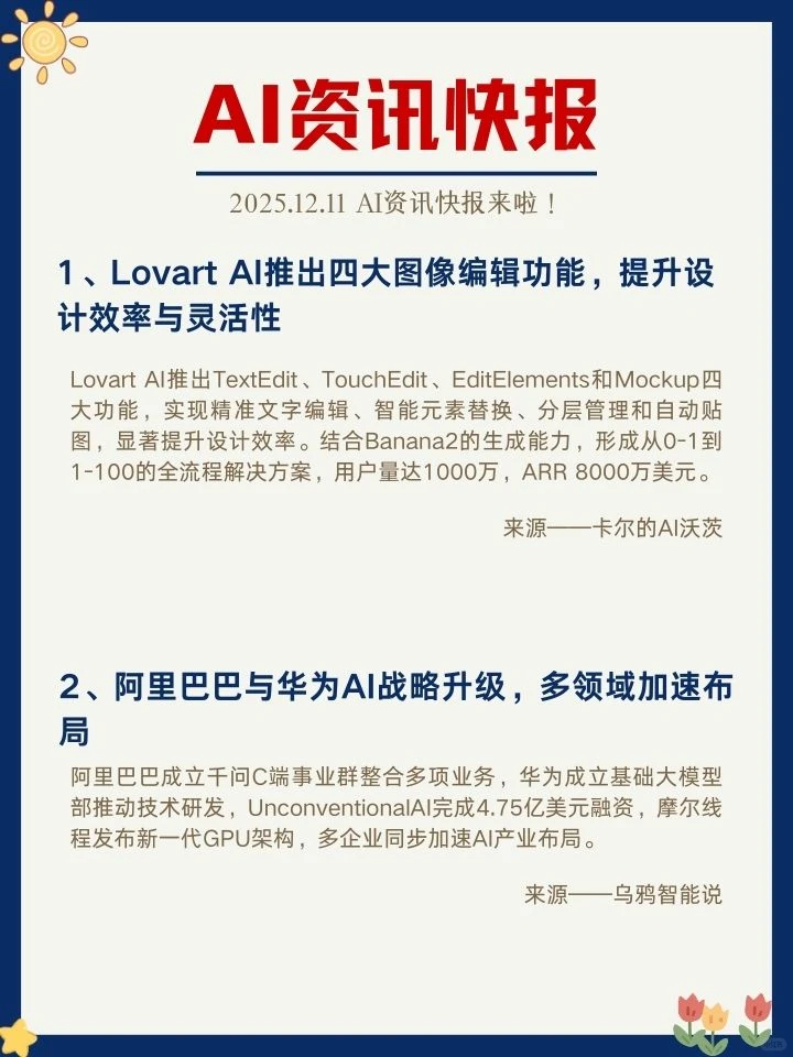 ✨12月11日 AI资讯快报来啦！