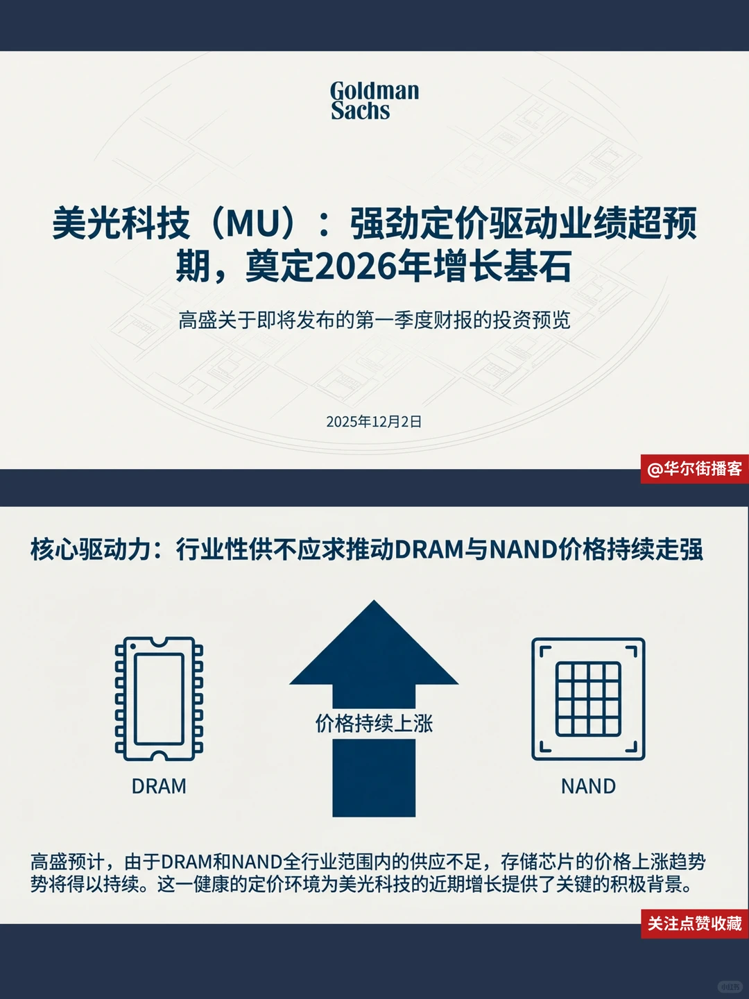 美光科技HBM份额冲20%!高盛大幅上调预测