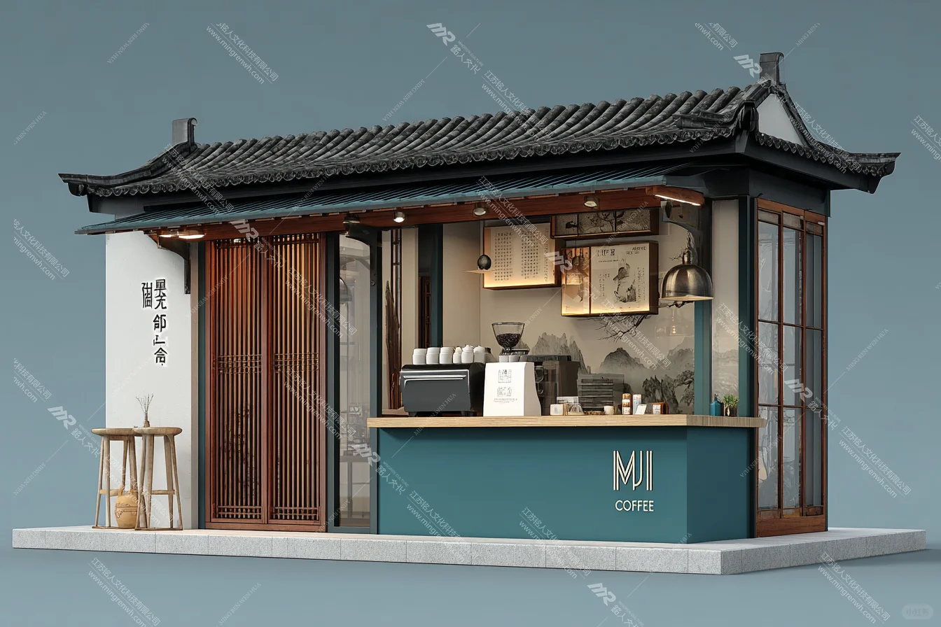 ?爆改集装箱！国风咖啡亭直接美出圈！