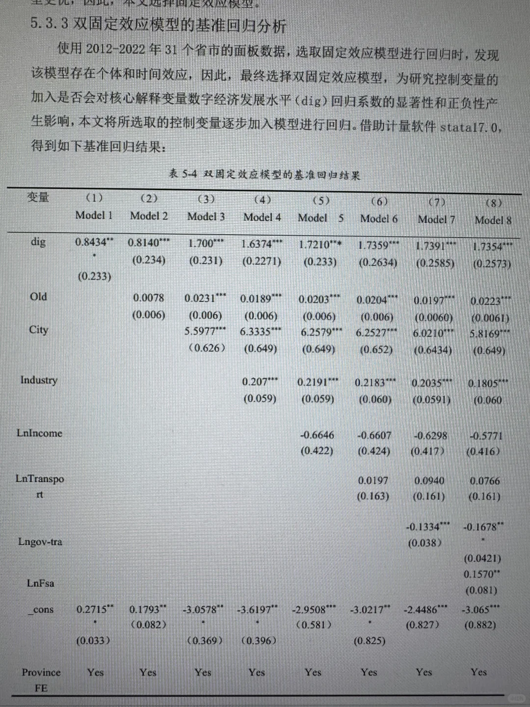 三小时完成实证分析！！！