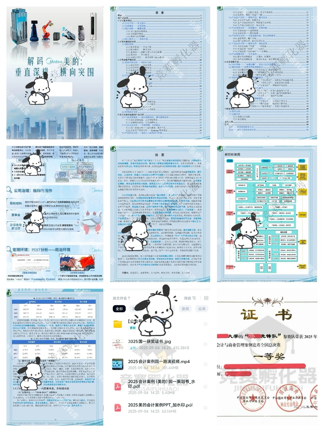 商挑会计案例-美的国一作品分享