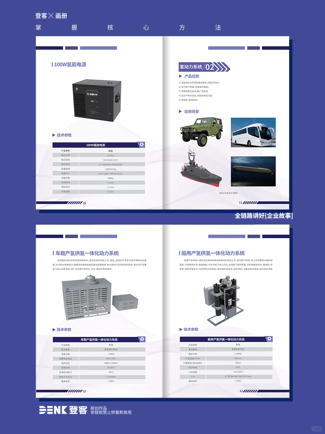 氢能源产品手册设计/新能源宣传画册