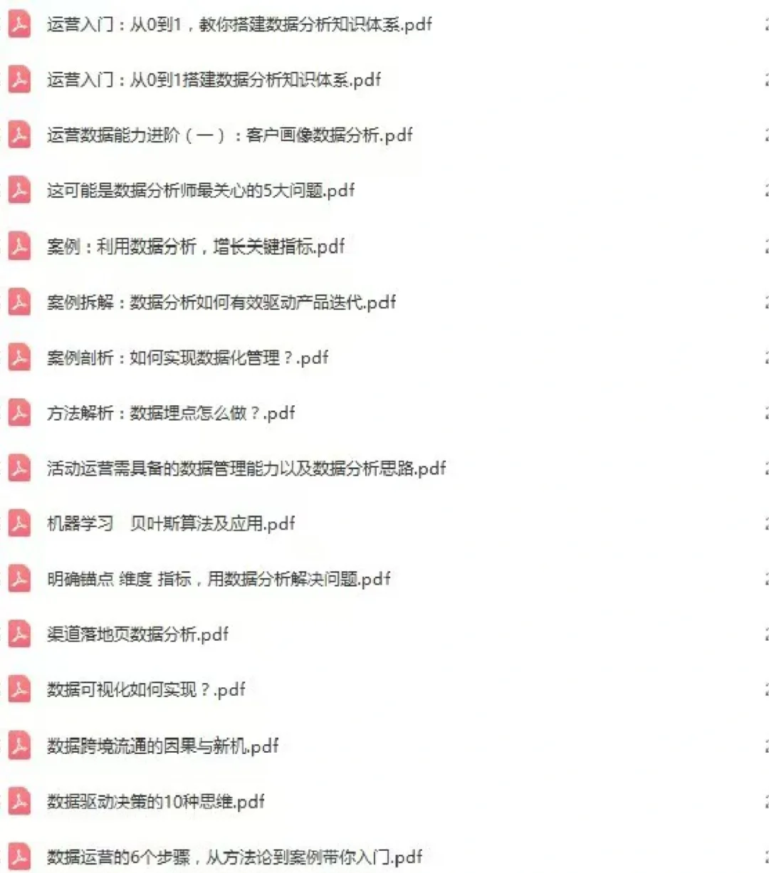 数据分析数据运营数据产品经理进阶增长策略