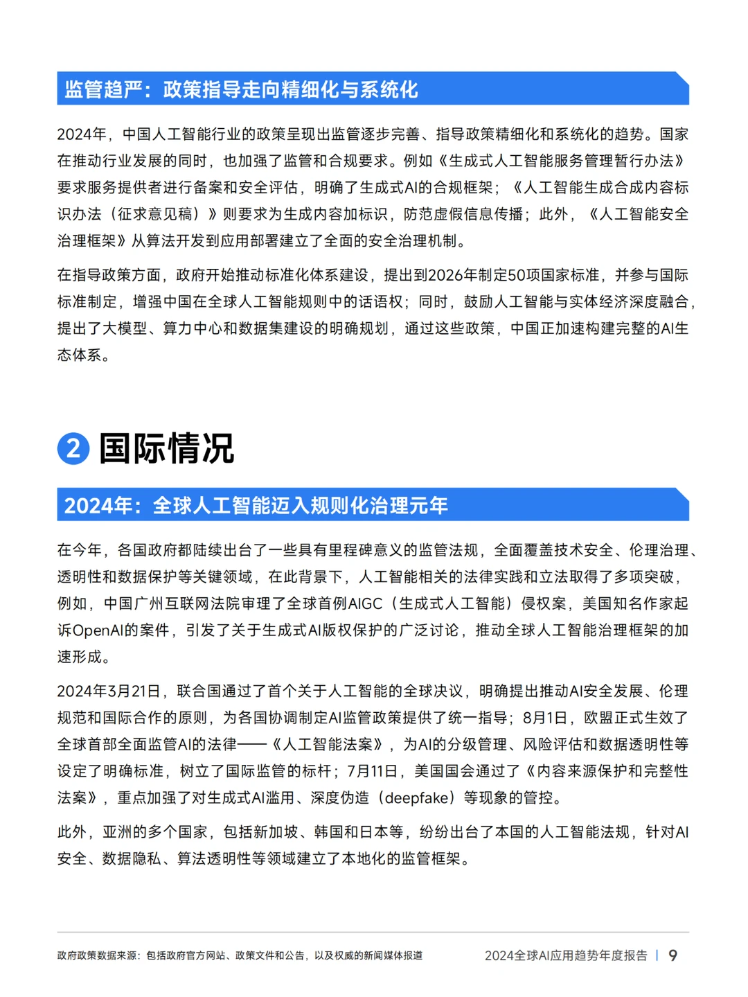 2024年全球AI应用趋势年度报告