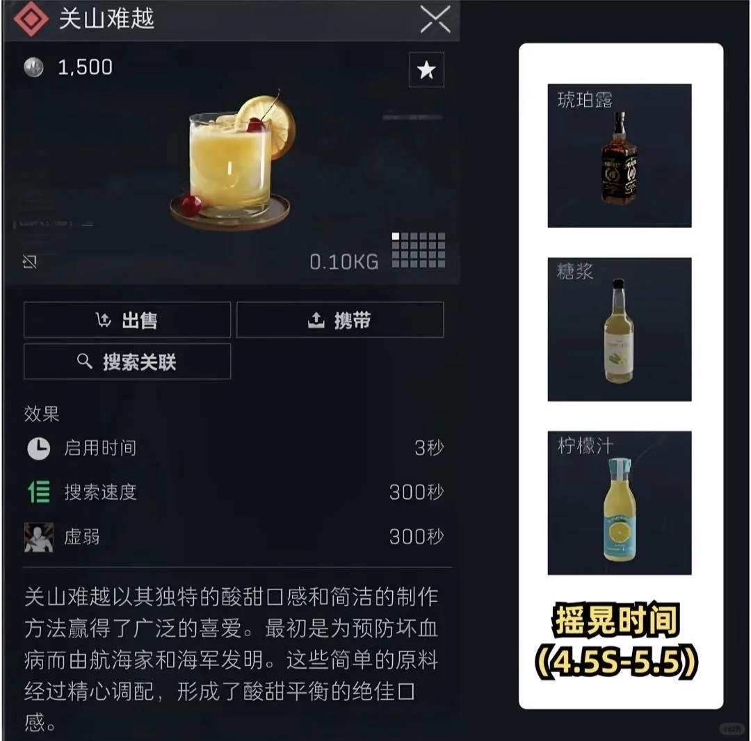 三角洲调酒大师