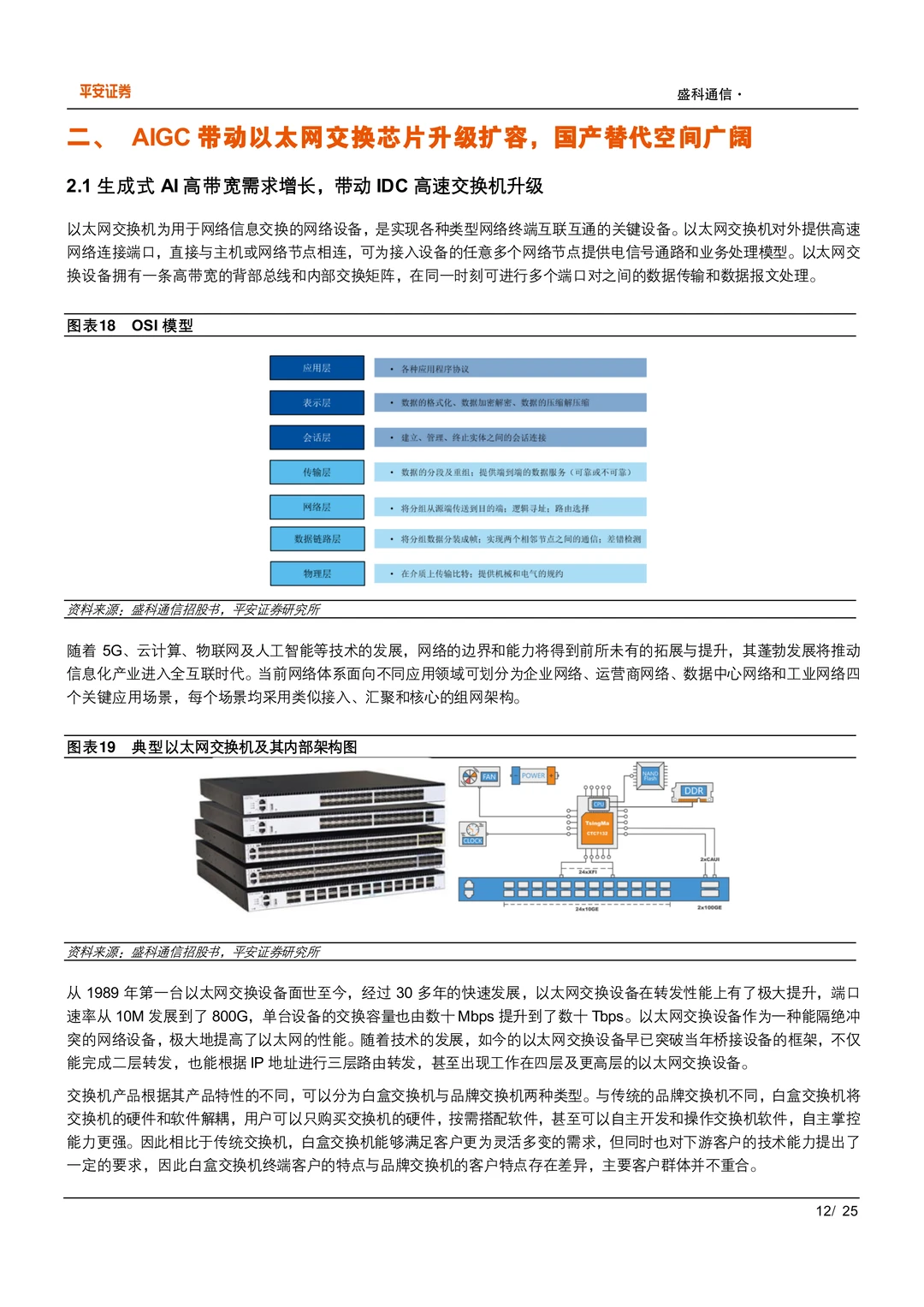 盛科通信：国内以太网交换机芯片领军企业