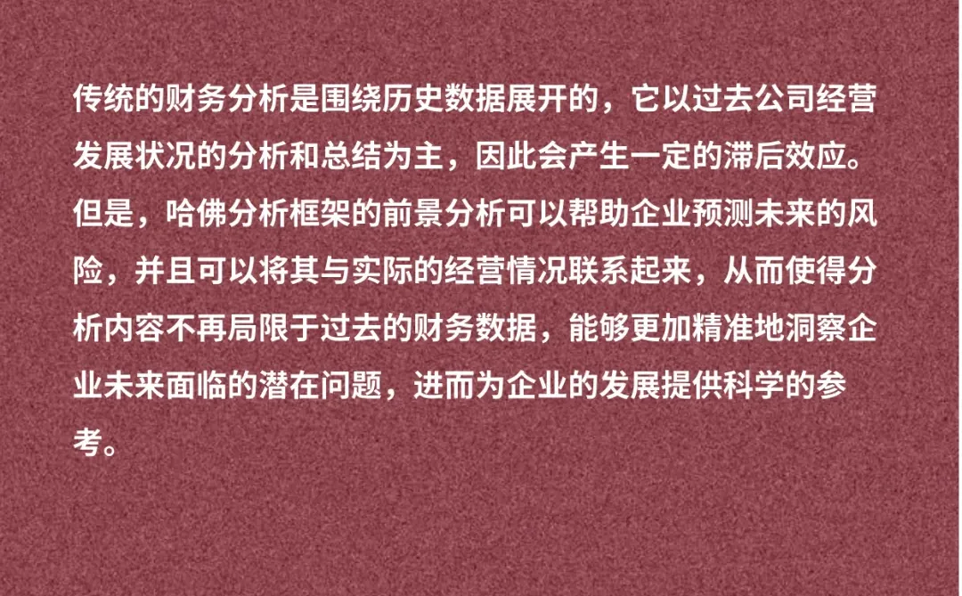 财务视角看“哈佛分析框架”