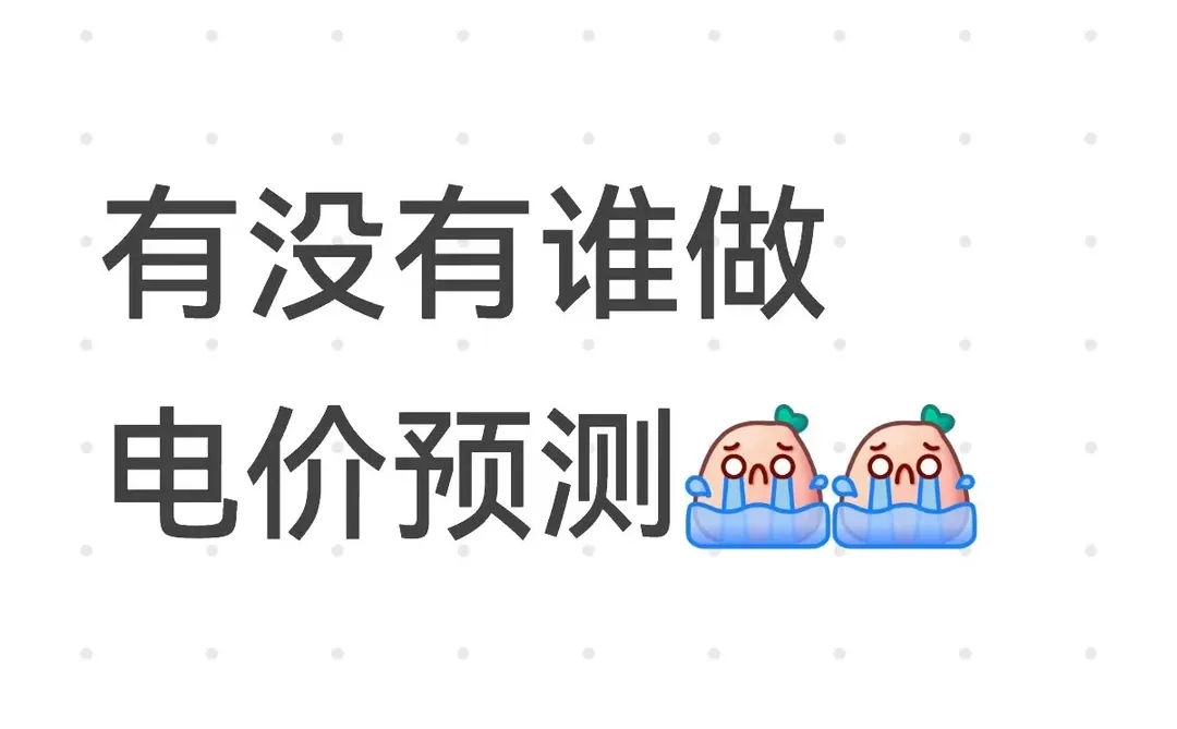 实时电价和电价差方向预测效果一直不好