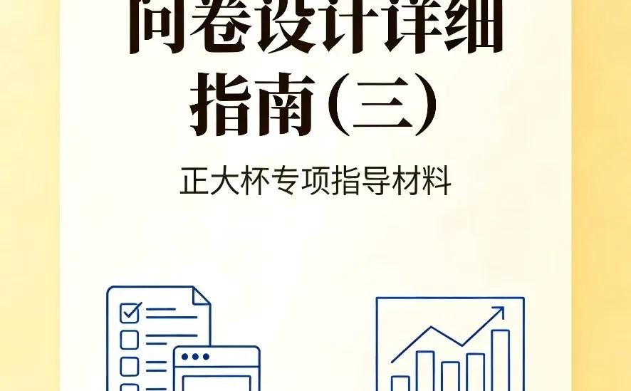 正大杯｜问卷设计（三）