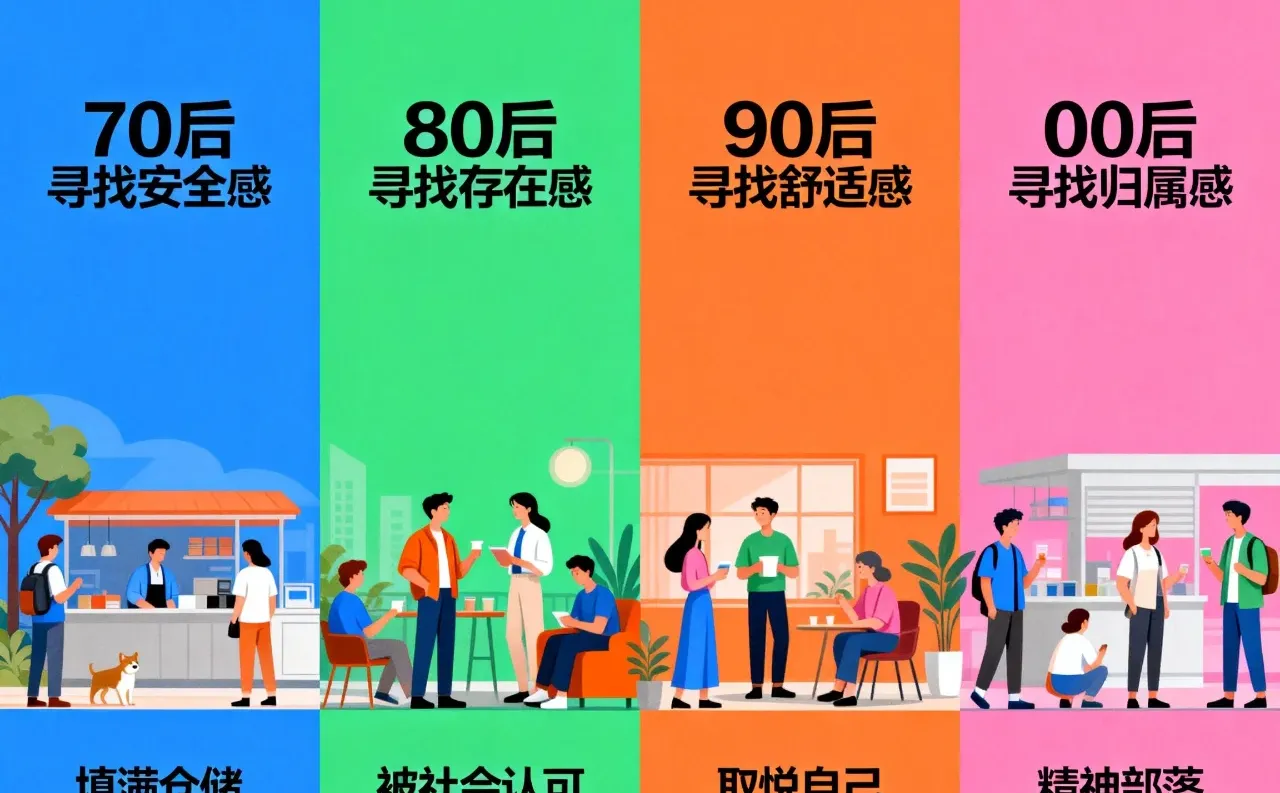 从70后到00后的消费决策、路径与情绪演进