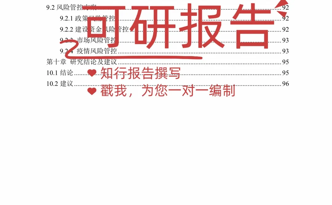 可行性研究报告编制案例｜乡村振兴项目