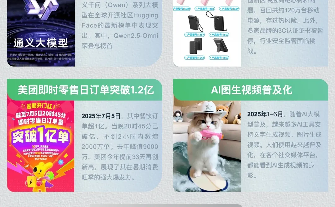 2025年上半年国内10大科技事件