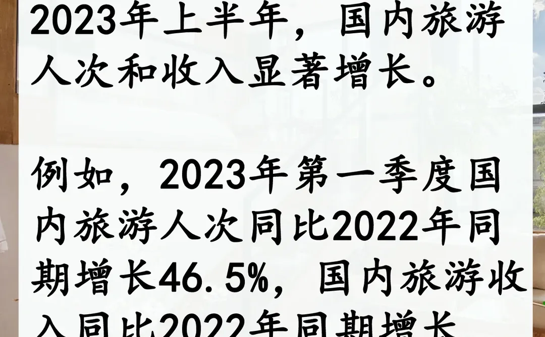 2023年中国旅游住宿业行业发展报告