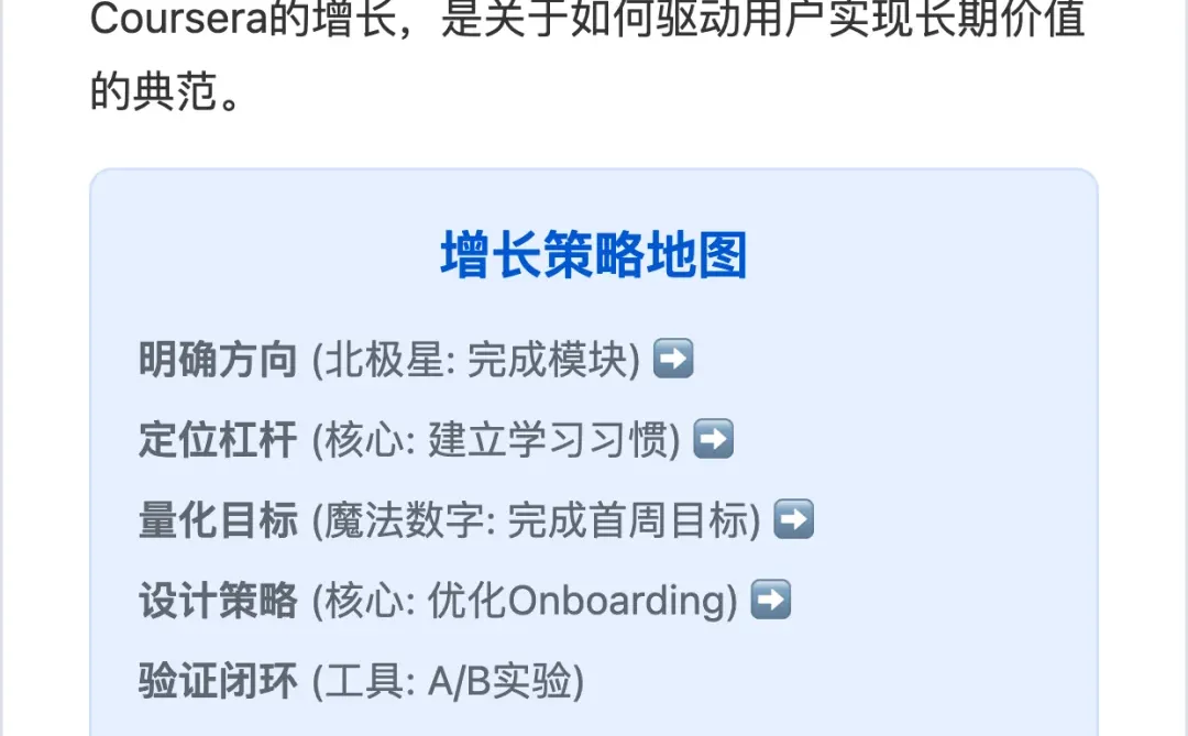 Coursera:增长策略拆解