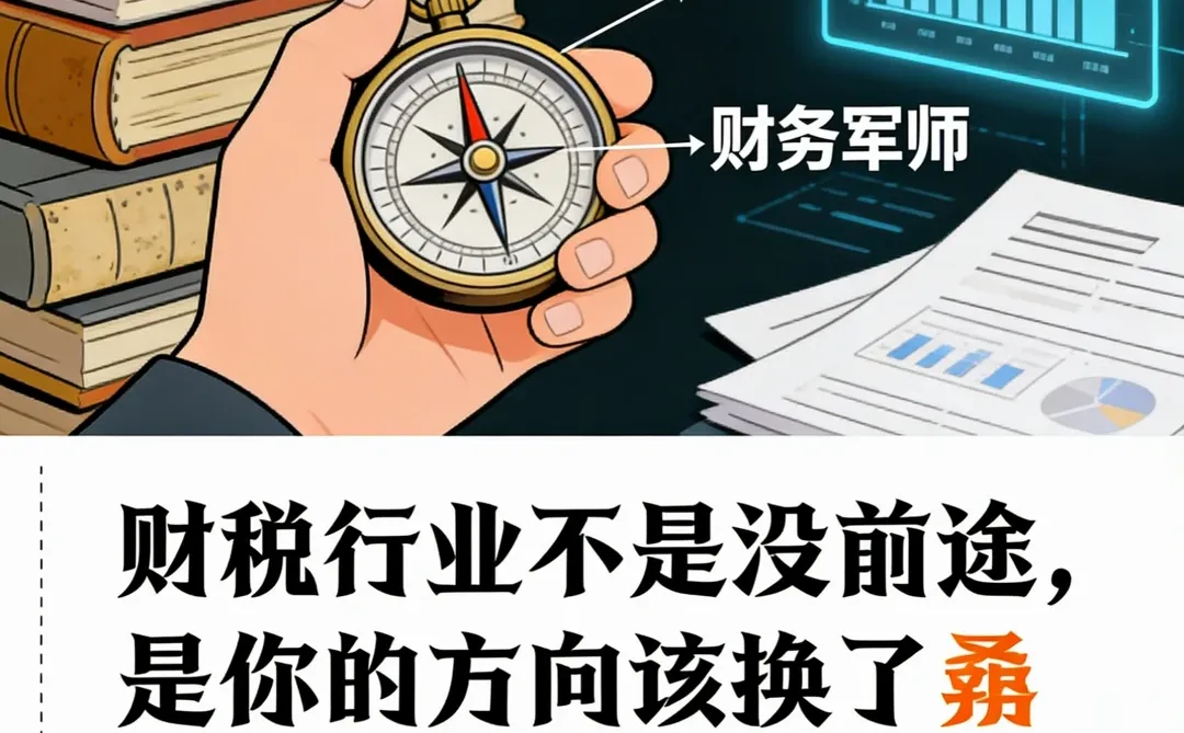 财税行业不是没前途 是你方向错了