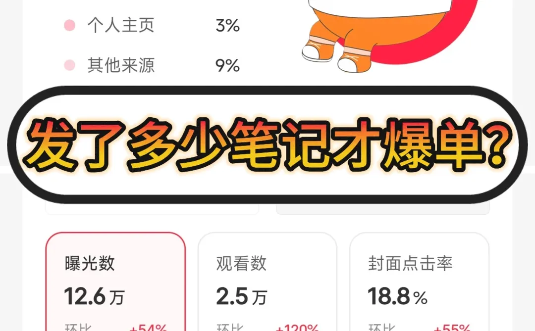 到底要发多少笔记才爆单呀？