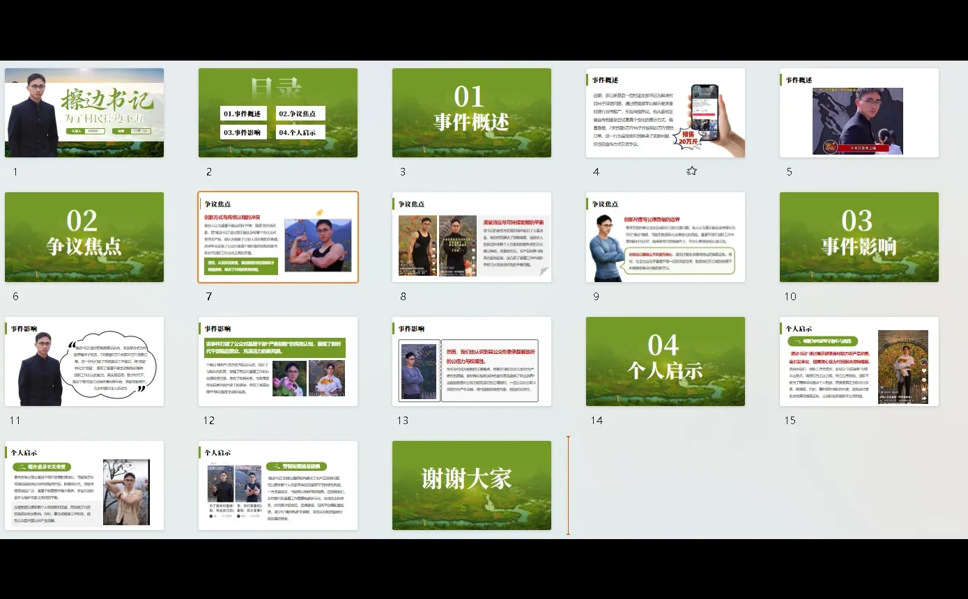 ?擦边书记事件PPT