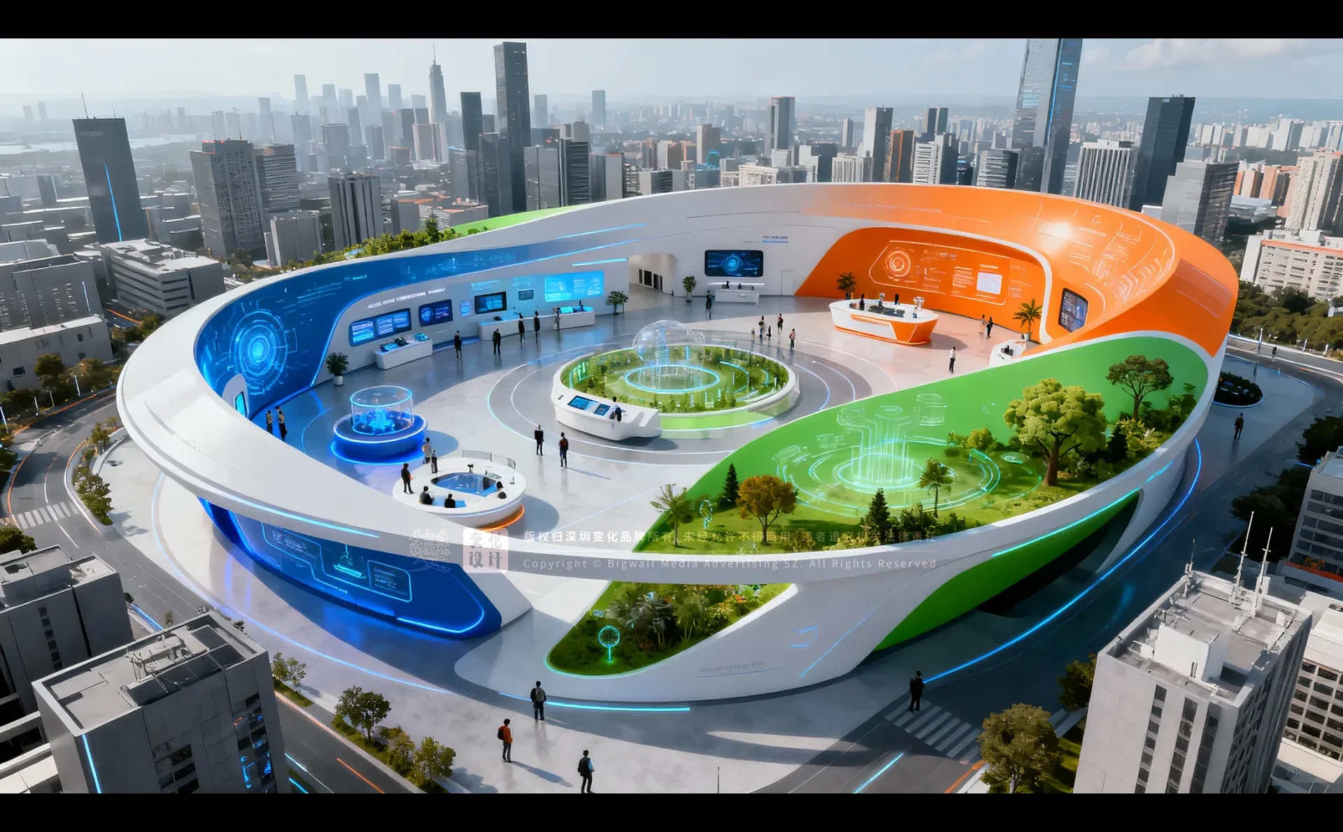 原创展厅设计案例｜未来城市与智能设施展厅