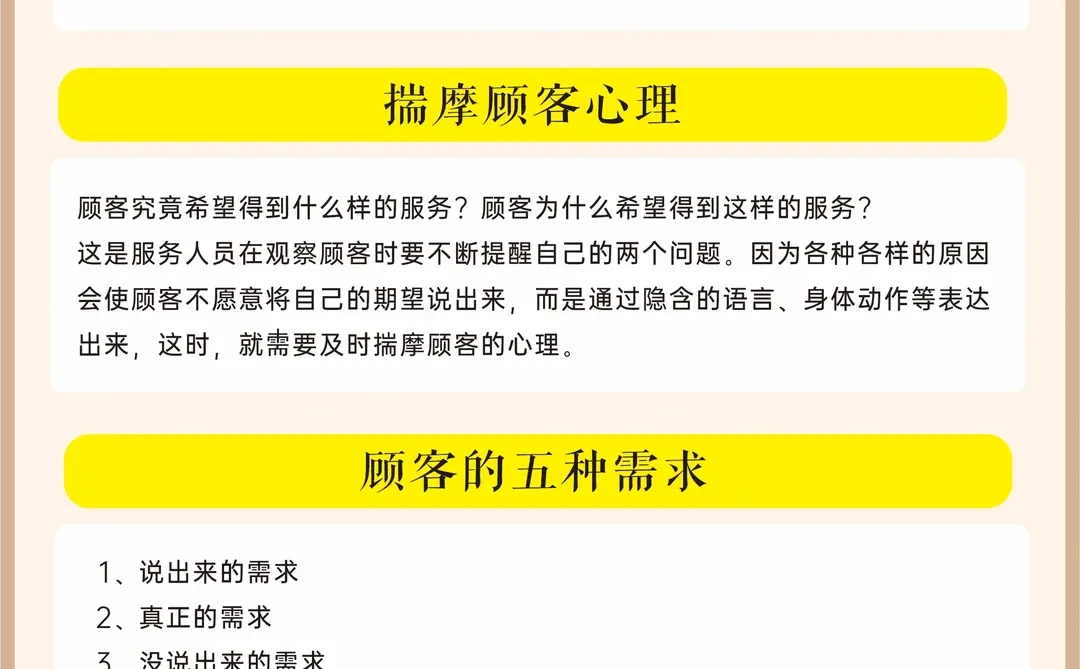 酒店人的察言观色，赶紧收藏起来吧