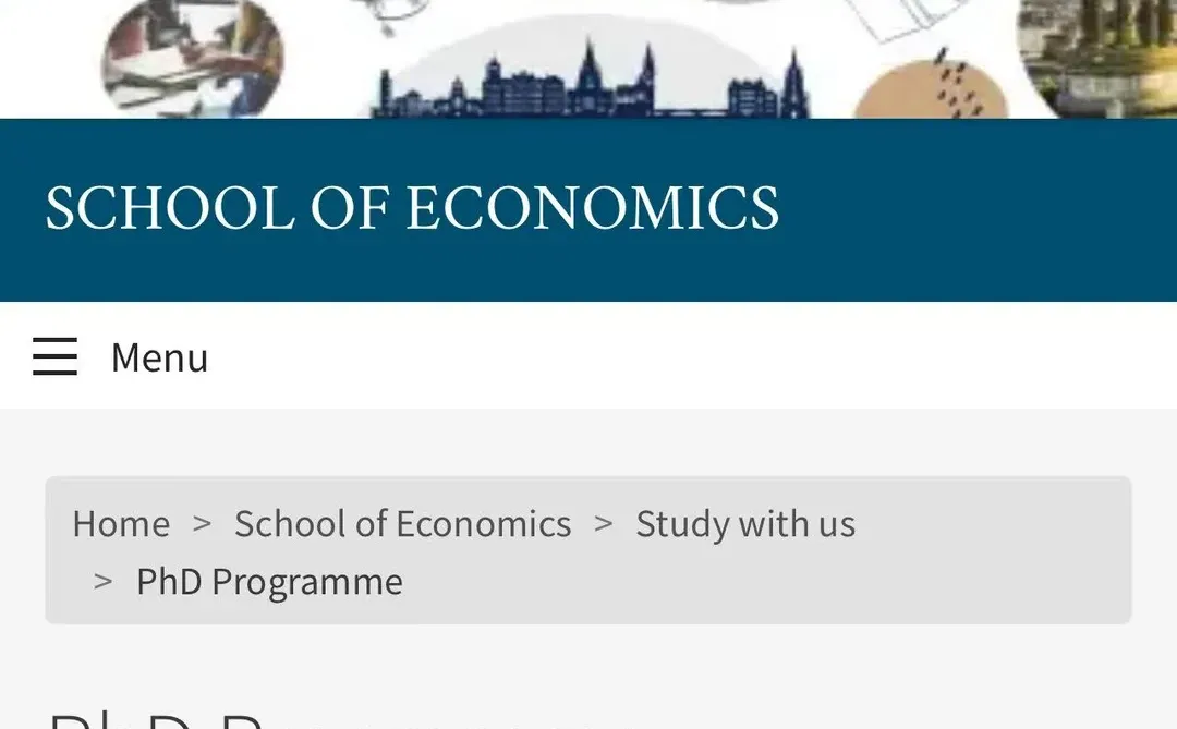 爱丁堡经济学 PhD!世界一流学术 + 全奖,