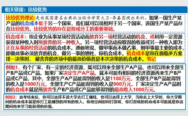 选必二 6.1 认识经济全球化