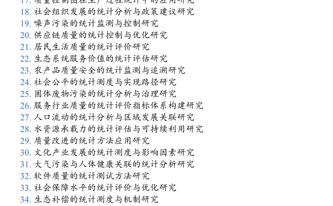 后悔没有在统计学论文选题前刷到它啊?