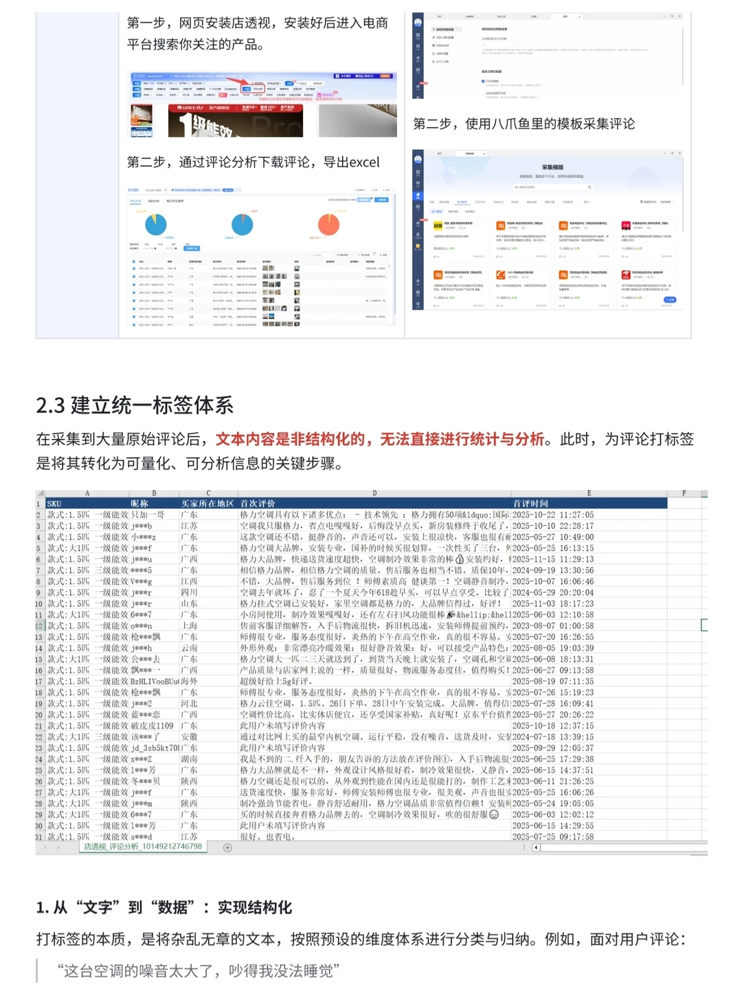 用户反馈分析实操步骤