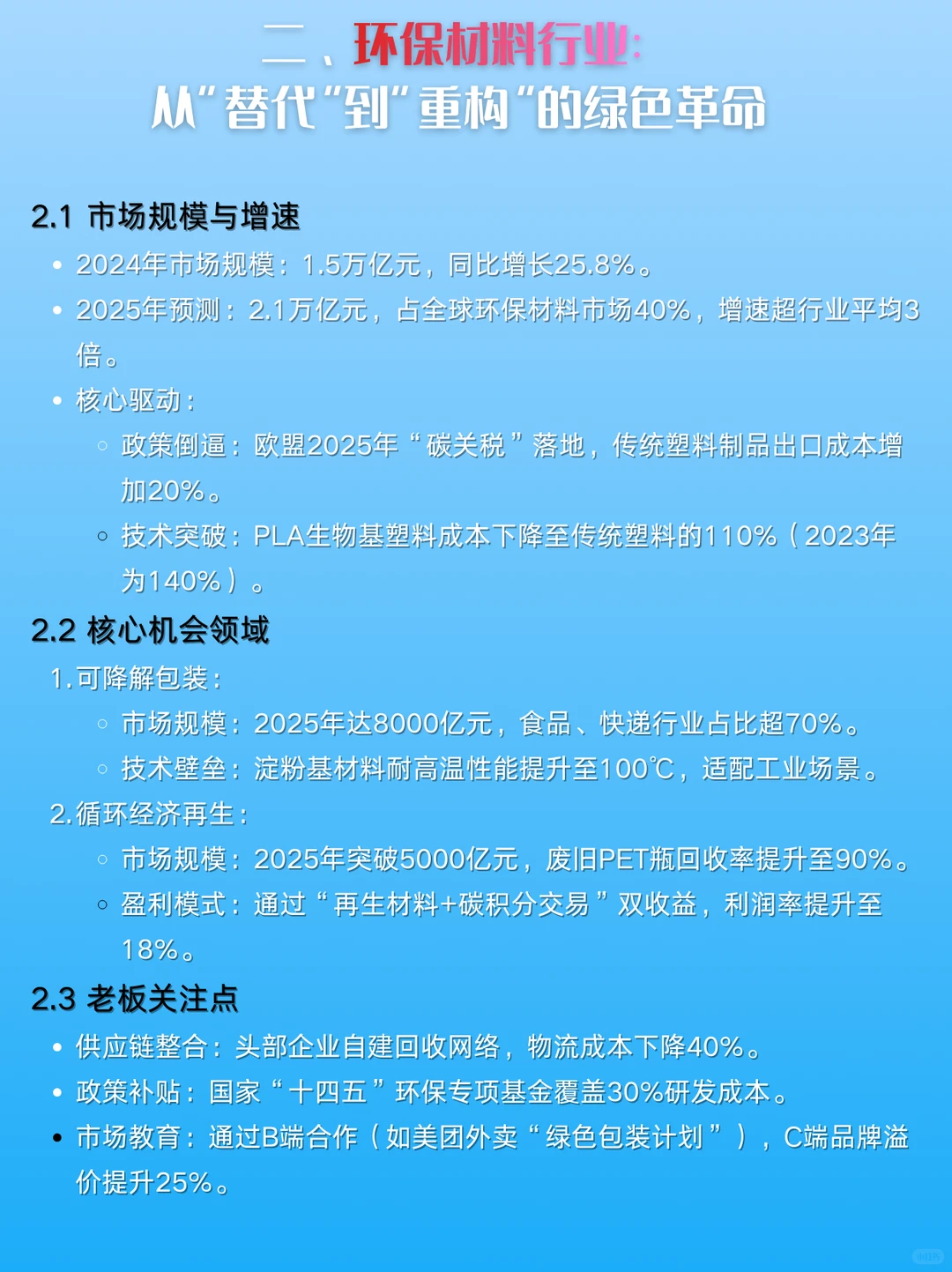 2025年增长最快的5大行业研究报告