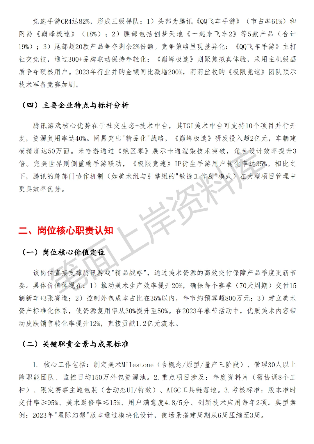 腾讯QQ飞车手游高级美术项目管理