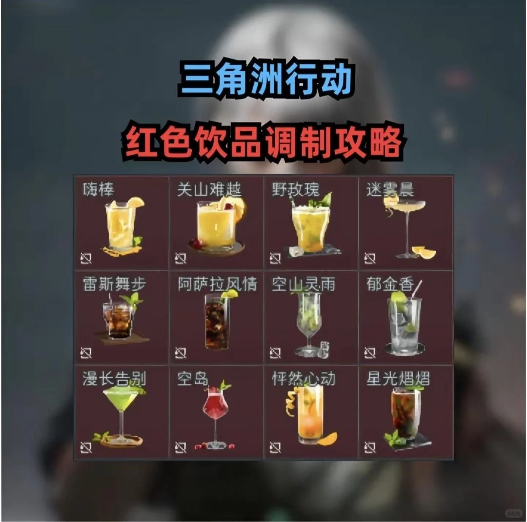 三角洲调酒大师