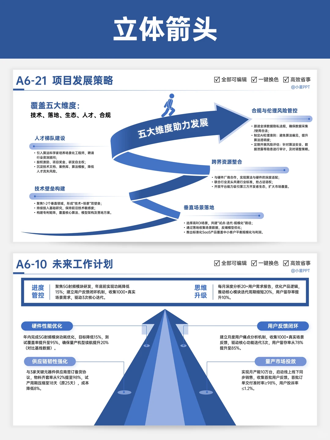 告别PPT太单调，箭头图形直接惊艳全场