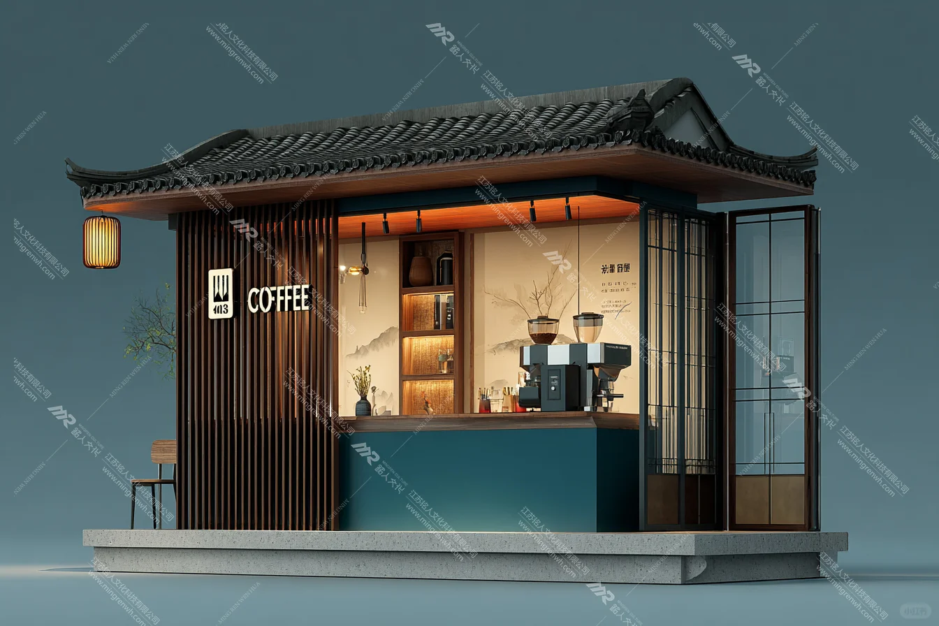 ?爆改集装箱！国风咖啡亭直接美出圈！
