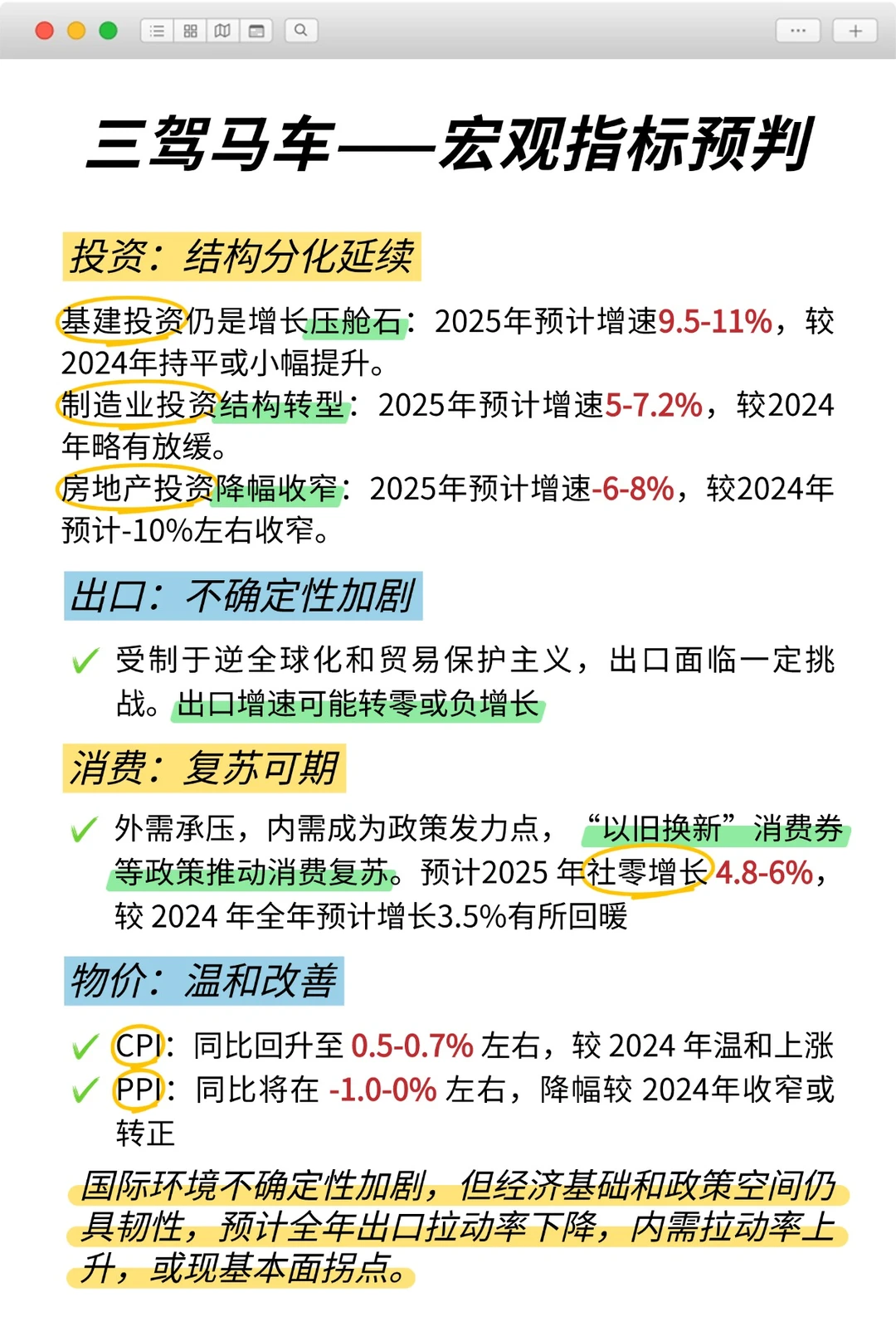 2025国内宏观展望