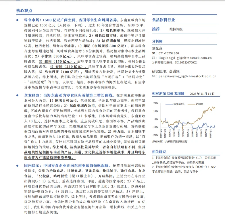 2025东南亚零食市场出海报告