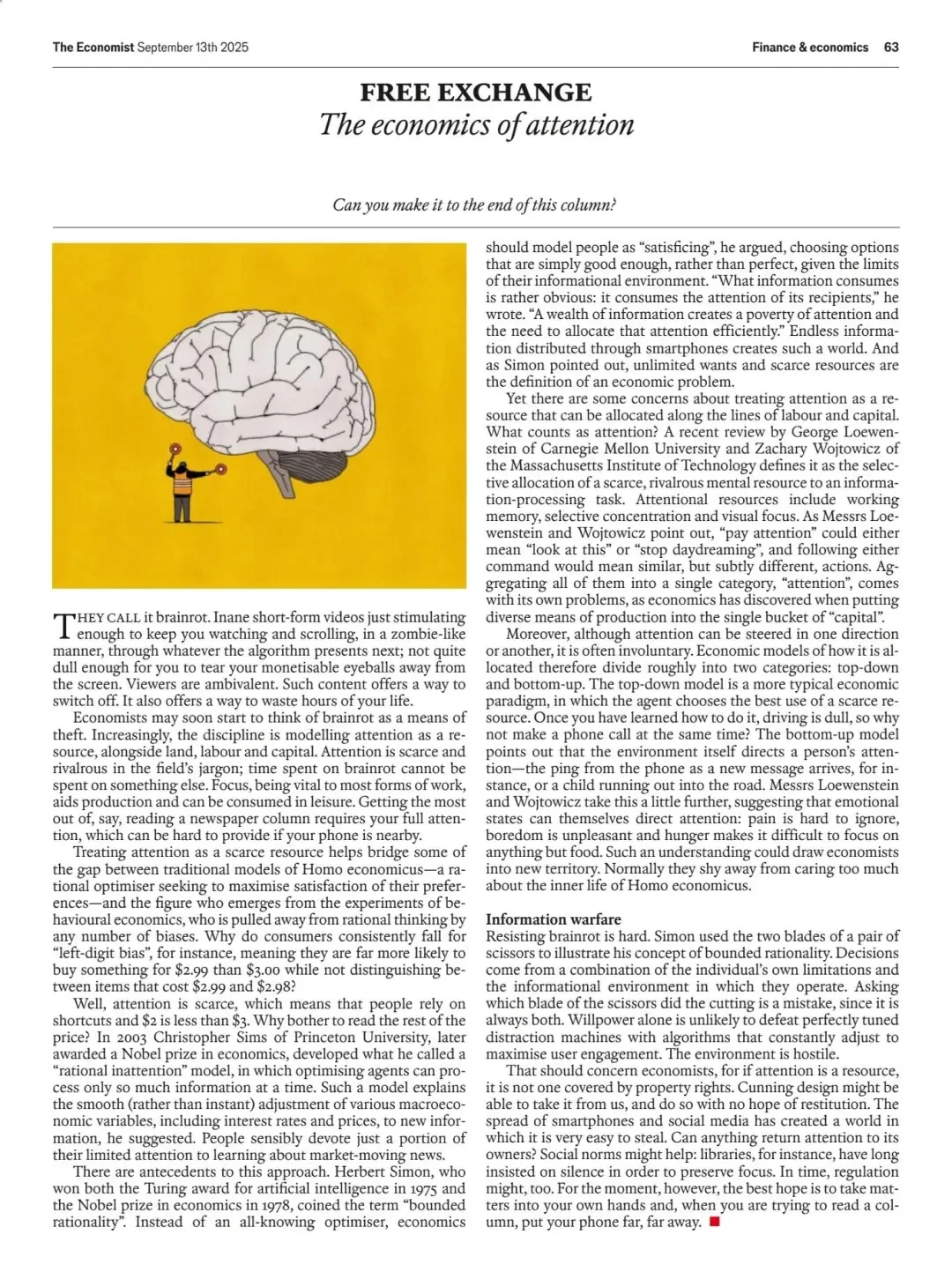 经济学人的这一段分析绝了，强推！