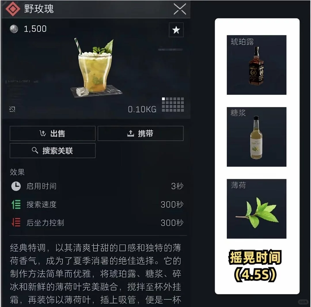 三角洲调酒大师