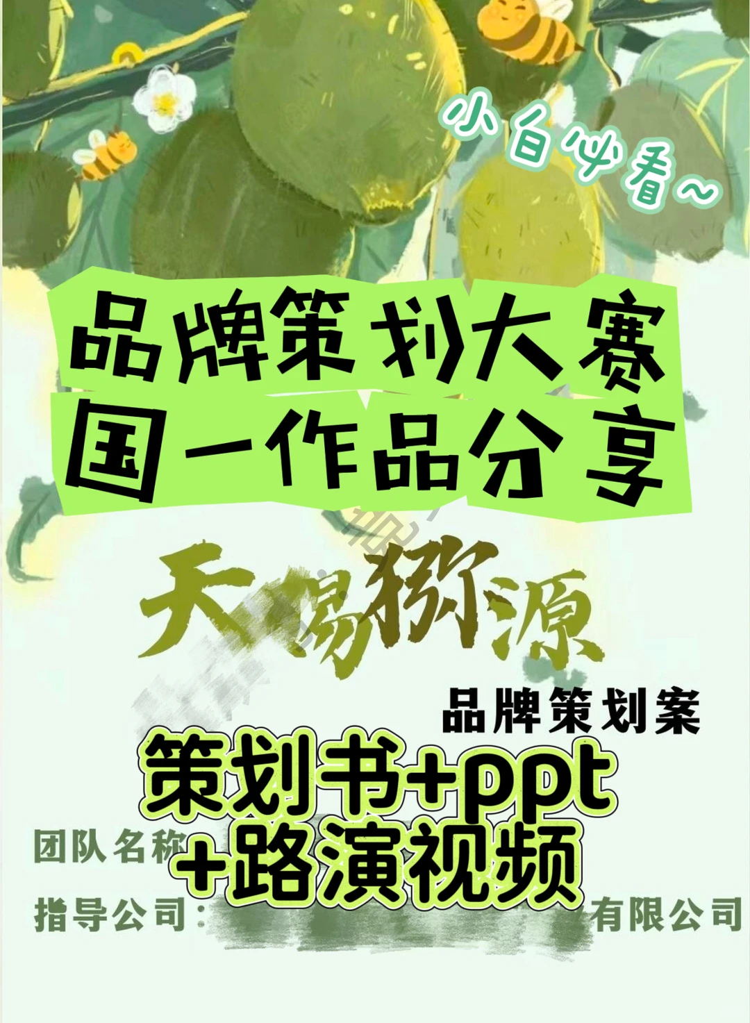 手把手教你吃透品牌策划大赛国一策划书逻辑