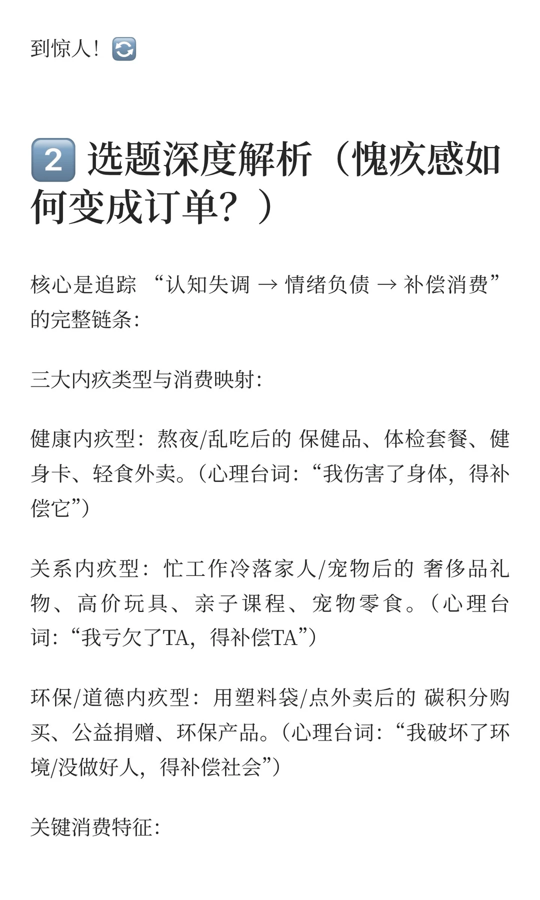 正大杯选题暗流 vol.7|“内疚经济”