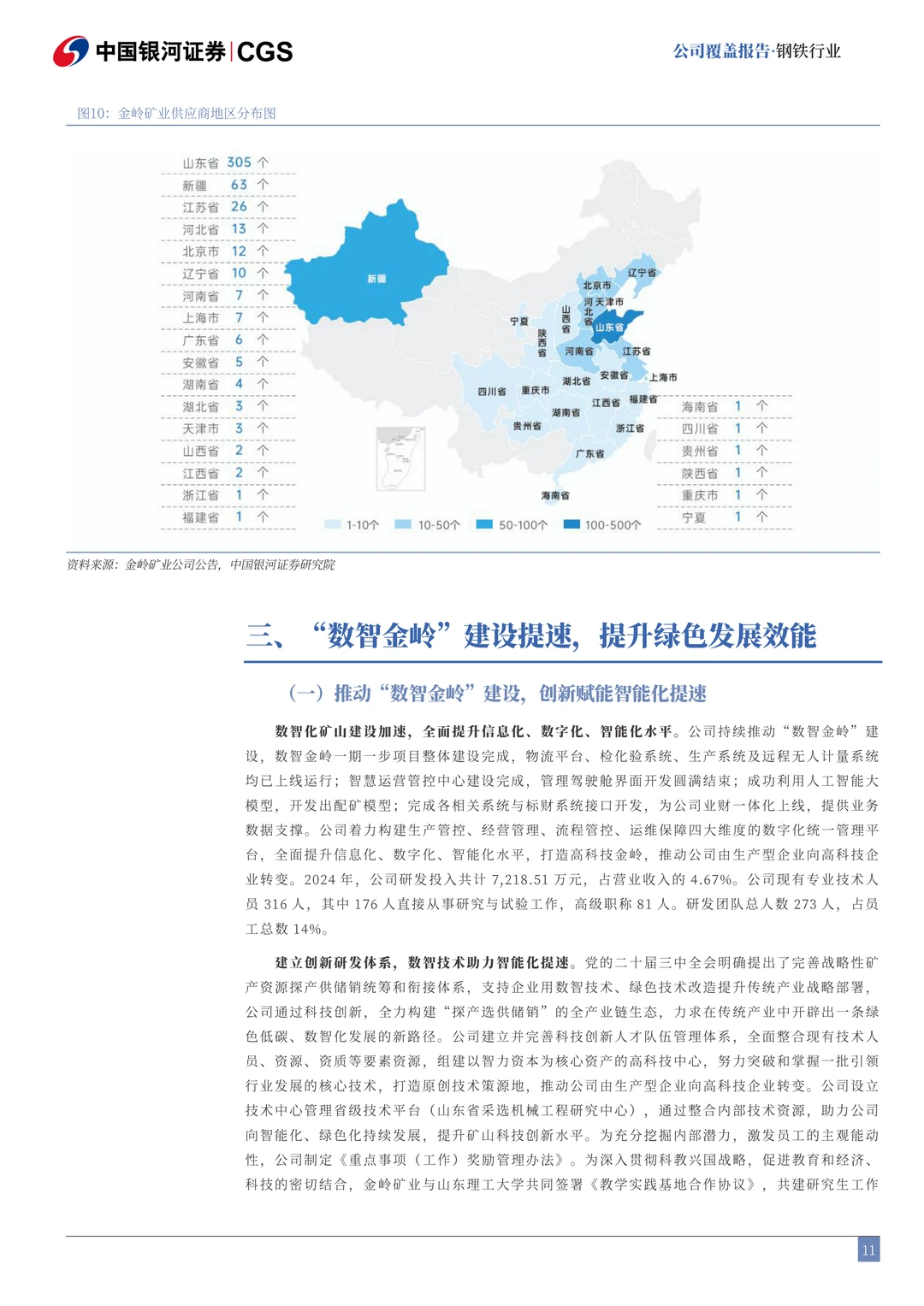 金岭矿业公司研究报告-铁精粉品质卓越