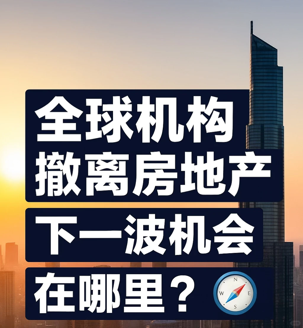 全球机构撤离房地产？下一波机会在哪里？??