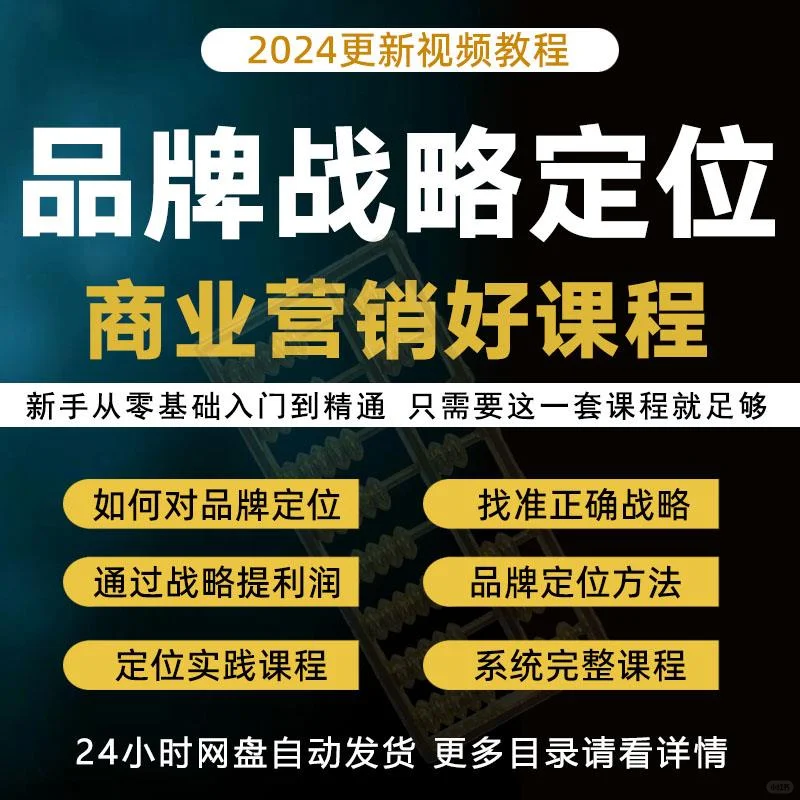 2024品牌战略课程实战解析