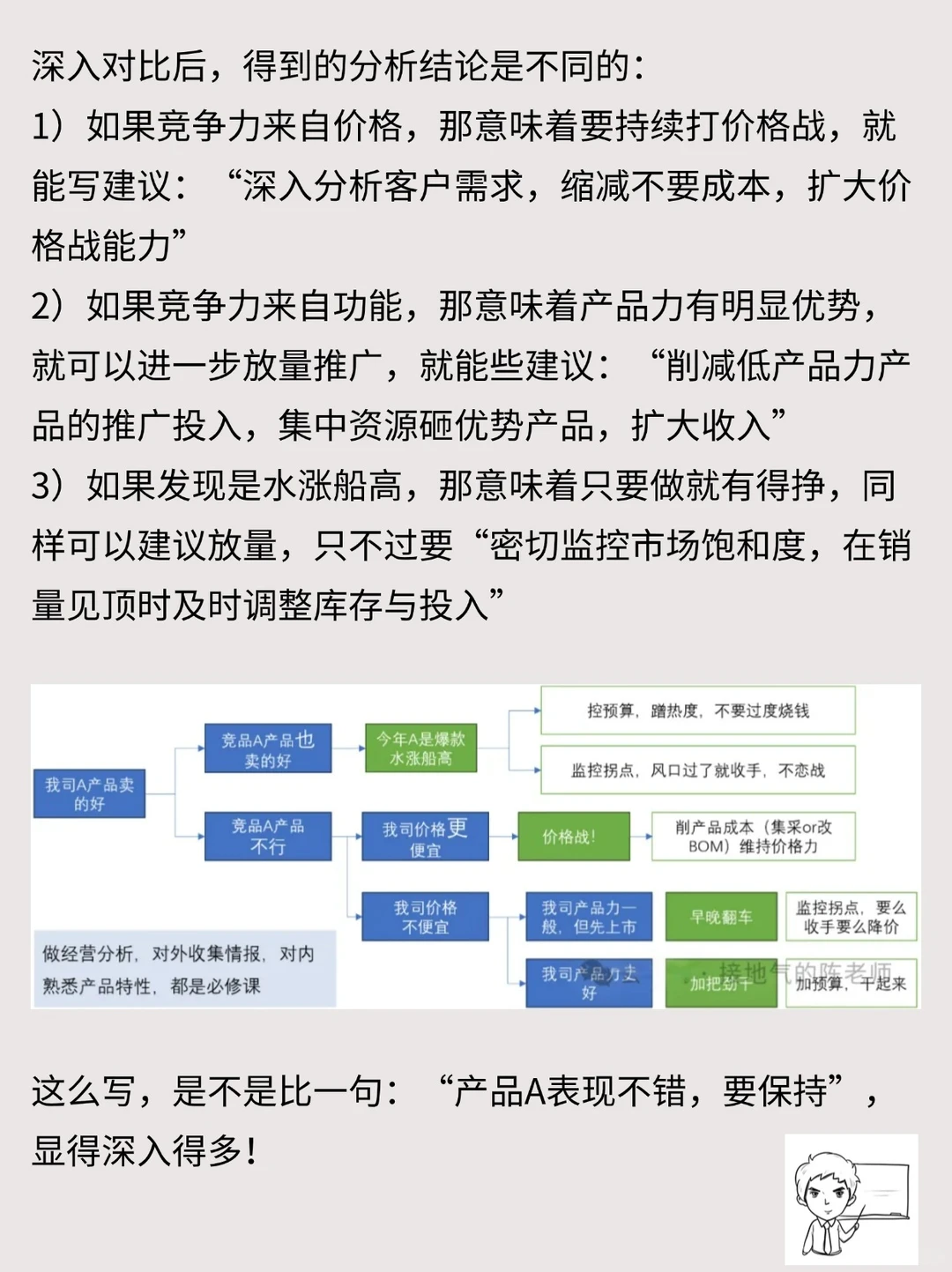 经营分析,如何提出高质量的分析建议