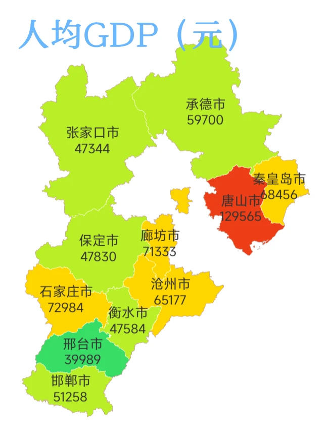 2024年河北省各地市经济情况