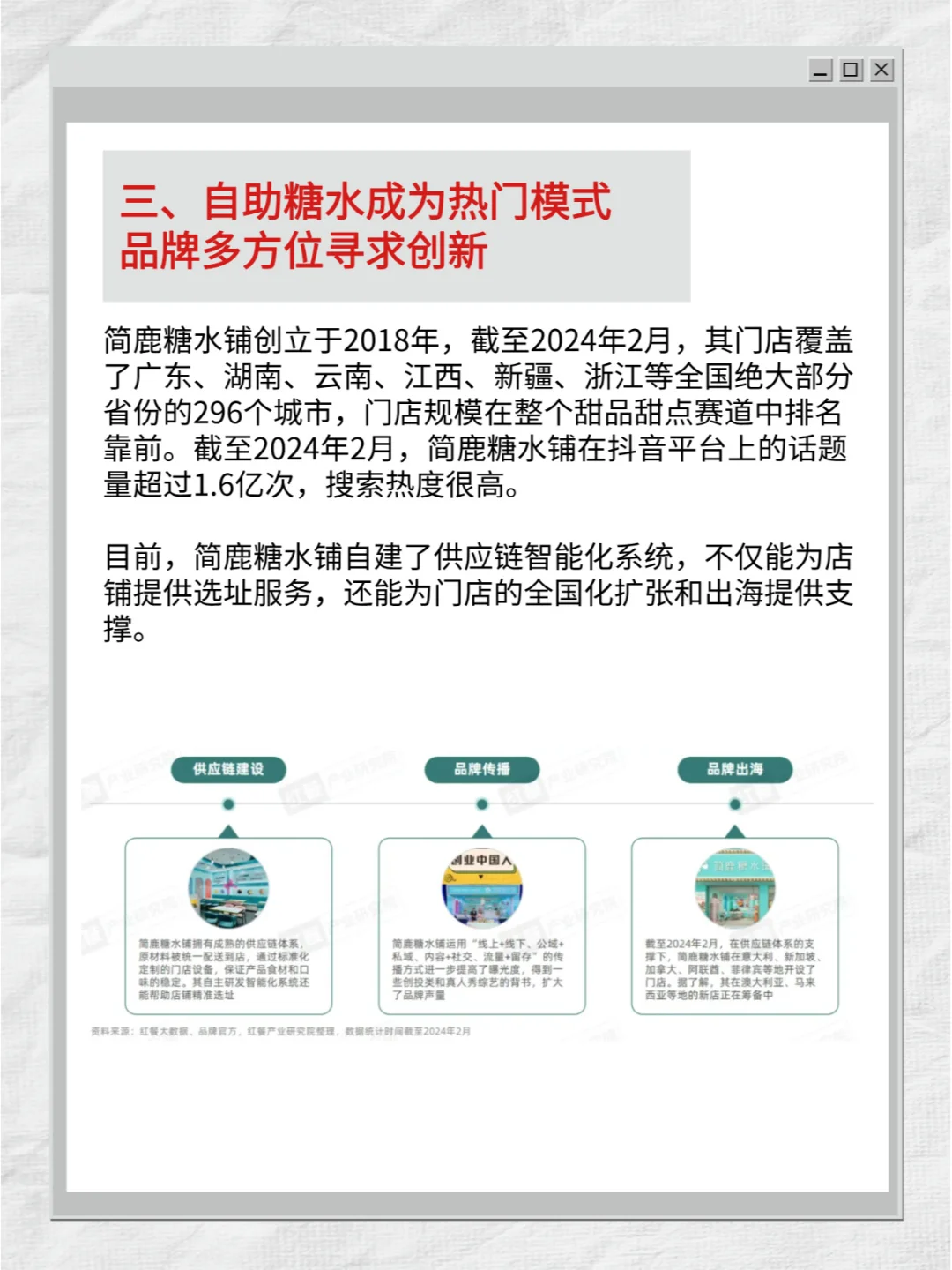 甜品甜点品类发展报告2024